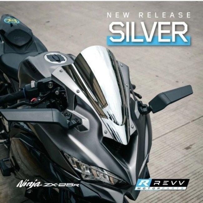 レブ Revv Iridium Windshield Color：Silver ZX-25R ZX-4R ZX-4RR