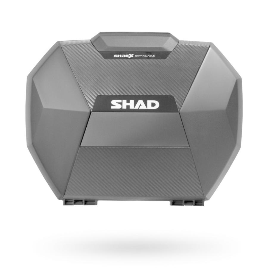 SHAD（シャッド） SH38X サイドケース カラー：無塗装ブラック