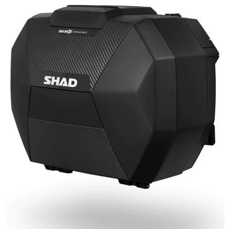 SHAD（シャッド） SH38X サイドケース カラー：無塗装ブラック