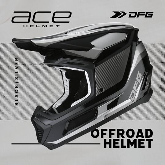 DFG ディーエフジー ACE [エース] オフロードヘルメット サイズ：L(59