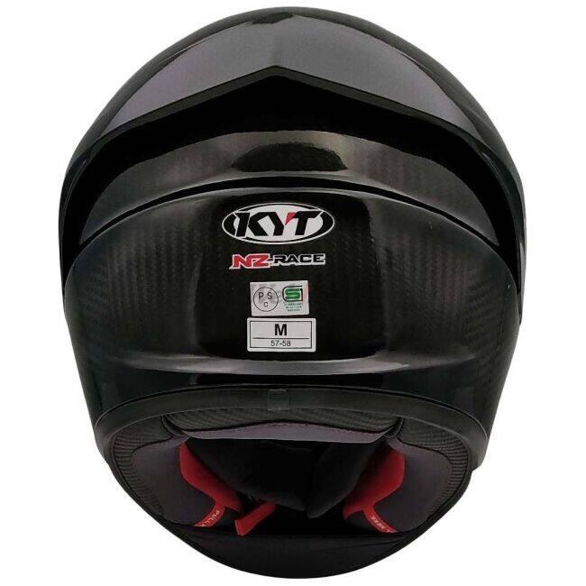 KYT ケイワイティ NZ RACE CARBON GLOSSY［カーボングロス］ヘルメット
