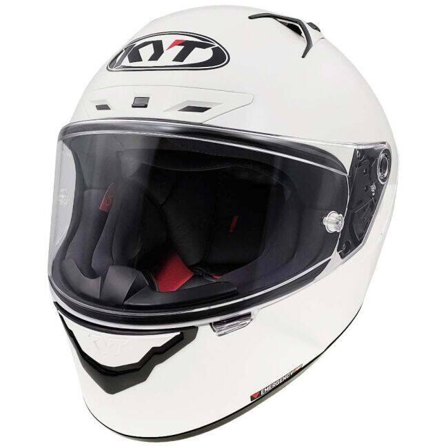 KYT ケイワイティ NZ RACE PLAIN WHITE ／E06［プレーンホワイト］ヘルメット サイズ：M(57-58cm) フルフェイスヘルメット ヘルメット | ブランド登録なし | 17
