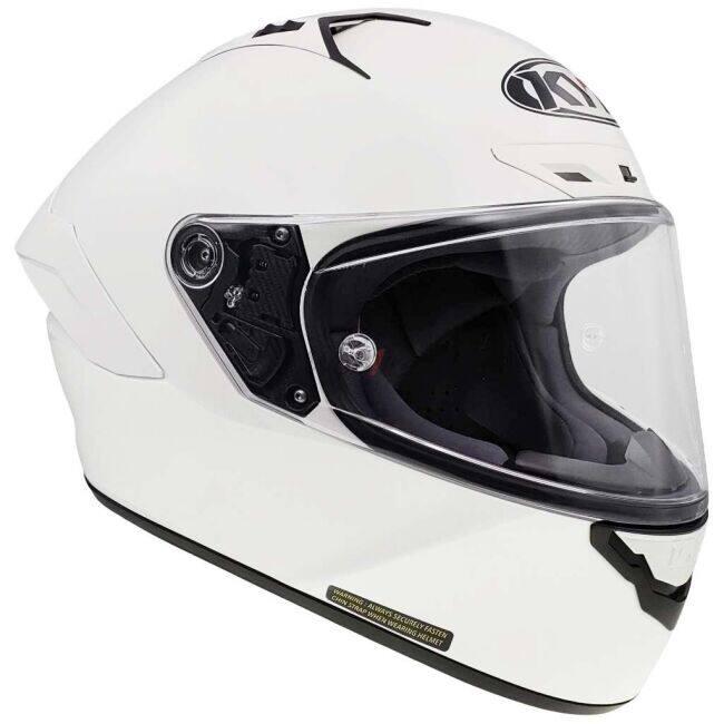 KYT ケイワイティ NZ RACE PLAIN WHITE ／E06［プレーンホワイト］ヘルメット サイズ：M(57-58cm) フルフェイスヘルメット ヘルメット | ブランド登録なし | 18