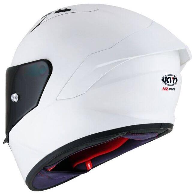 KYT ケイワイティ NZ RACE PLAIN WHITE ／E06［プレーンホワイト］ヘルメット サイズ：M(57-58cm) フルフェイスヘルメット ヘルメット | ブランド登録なし | 05