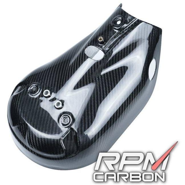 RPM CARBON アールピーエムカーボン マフラーヒートガード PANIGALE1299 仕上げ：ツヤなし / 仕様：綾織 Panigale1299 Panigale959 Panigale V2 マフラー_13