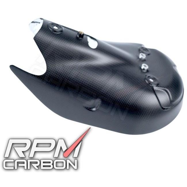 RPM CARBON アールピーエムカーボン マフラーヒートガード PANIGALE1299 仕上げ：ツヤなし / 仕様：綾織 Panigale1299 Panigale959 Panigale V2 マフラー_3