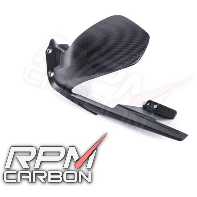RPM CARBON アールピーエムカーボン チェーンガード付きリアフェンダー PANIGALE 仕上げ：ツヤあり / 仕様：鍛造カーボン Panigale V4 V4R V4S リアフェンダー