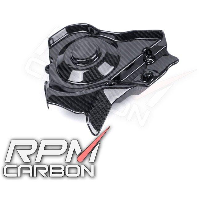 RPM CARBON アールピーエムカーボン ドライブスプロケットカバー RSV4 仕上げ：ツヤなし / 仕様：綾織 Tuono APRILIA アプリリア スプロケットカバー 外装_2