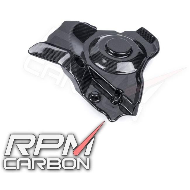 RPM CARBON アールピーエムカーボン ドライブスプロケットカバー RSV4 仕上げ：ツヤなし / 仕様：綾織 Tuono APRILIA アプリリア スプロケットカバー 外装_3