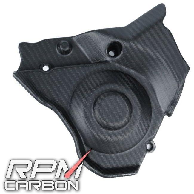 RPM CARBON アールピーエムカーボン ドライブスプロケットカバー RSV4 仕上げ：ツヤなし / 仕様：綾織 Tuono APRILIA アプリリア スプロケットカバー 外装_7