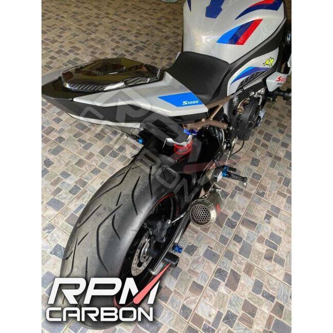 RPM CARBON アールピーエムカーボン リアシートカバー S1000R 仕上げ：ツヤなし / 仕様：12k 綾織 M1000R BMW シングルシートカウル シート関連 外装 | ブランド登録なし | 01