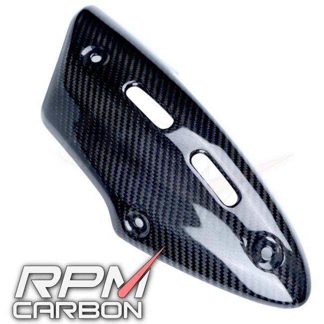 ブランド登録なし - RPM CARBON アールピーエムカーボン マフラーヒートガード (純然たるえり巻き相応う) DIAVEL 大成：ツヤあり / 操作手順：平織 Diavel1260 Diavel1200 えり巻き