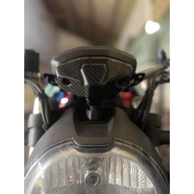 RPM CARBON アールピーエムカーボン メーターブラケットカバー Monster 821 仕上げ：ツヤあり / 仕様：鍛造カーボン Monster821 DUCATI ドゥカティ 電装系_1