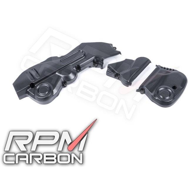 RPM CARBON アールピーエムカーボン カムベルトカバー DesertX 仕上げ：ツヤなし / 仕様：平織 DUCATI ドゥカティ カムカバー・カムシャフトカバー エンジンの画像