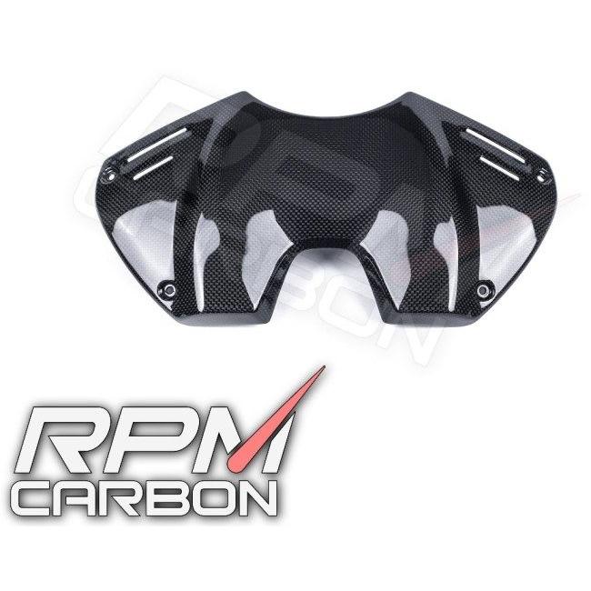 RPM CARBON アールピーエムカーボン フロントタンクカバー PANIGALEV4 仕上げ：ツヤなし / 仕様：鍛造カーボン Panigale V4 V4R DUCATI ドゥカティ タンク関連