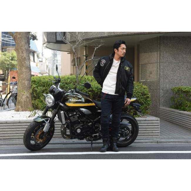 HOUSTON ヒューストン MA-1 BLACK KNIGHTS MESH M／C JAC サイズ：XS メッシュジャケット ジャケット アパレル_9