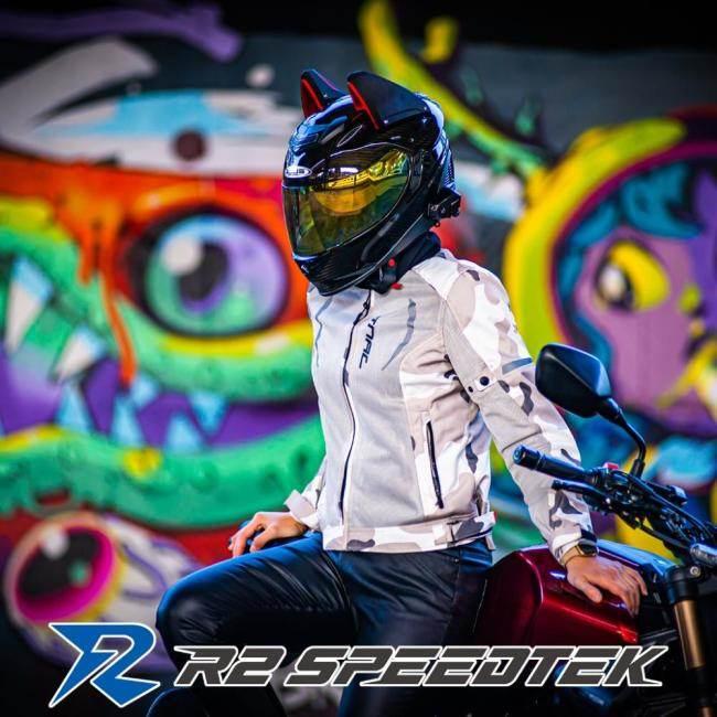 R2 SpeedTek アールツースピードテック ヘルメット猫耳キット 汎用