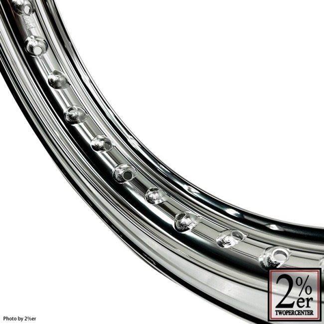 EXCEL Takasago H型アルミリム 1.85X18インチ 36穴 2%er（ツーパーセンター） EXCEL H型アルミリム フロントディスク用