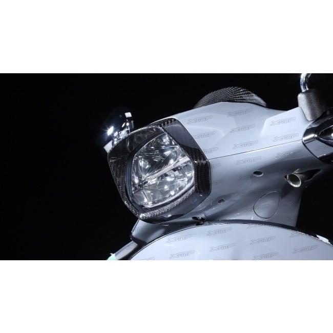 X-TOP エックストップ ヘッドライトリム Sprint150 Vespa ベスパ