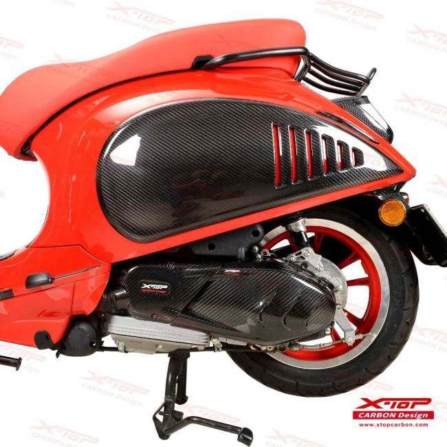 X-TOP エックストップ エアインテックカバー Primavera150 Sprint150 Vespa ベスパ その他エンジンカバー エンジンパーツ エンジン_6