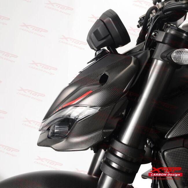 X-TOP エックストップ ヘッドライトカバー STREETFIGHTER V2 V4 S SP SP2 DUCATI ドゥカティ アッパーカウル・フロントカウル カウル関連 外装_5