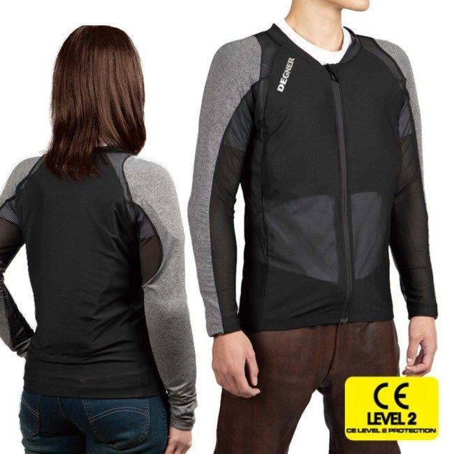DEGNER デグナー PS-14 エアスルーインナープロテクター長袖 サイズ：L
