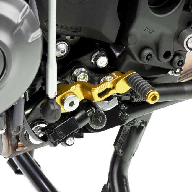 Puig プーチ アジャスタブルシフトペダル(ADJUSTABLE GEAR SHIFT PEDAL) カラー：ゴールド MT-09 SP トレーサー9 GT トレーサー900 YAMAHA ヤマハ シフトペダル_1