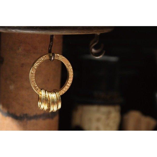 Metalize Productions メタライズプロダクションズ METALIZE 真鍮製 二重リング ボタンセット 装飾品・アクセサリー バイク関連グッズ | ブランド登録なし | 01