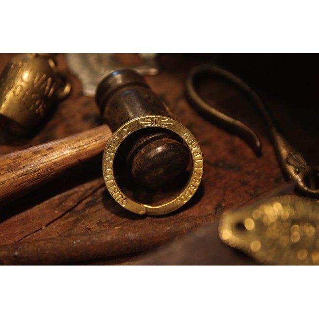 Metalize Productions メタライズプロダクションズ METALIZE 真鍮製 二重リング ボタンセット 装飾品・アクセサリー バイク関連グッズ | ブランド登録なし | 02