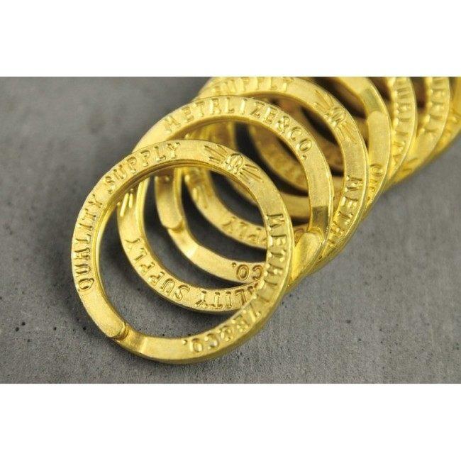 Metalize Productions メタライズプロダクションズ METALIZE 真鍮製 二重リング ボタンセット 装飾品・アクセサリー バイク関連グッズ | ブランド登録なし | 04