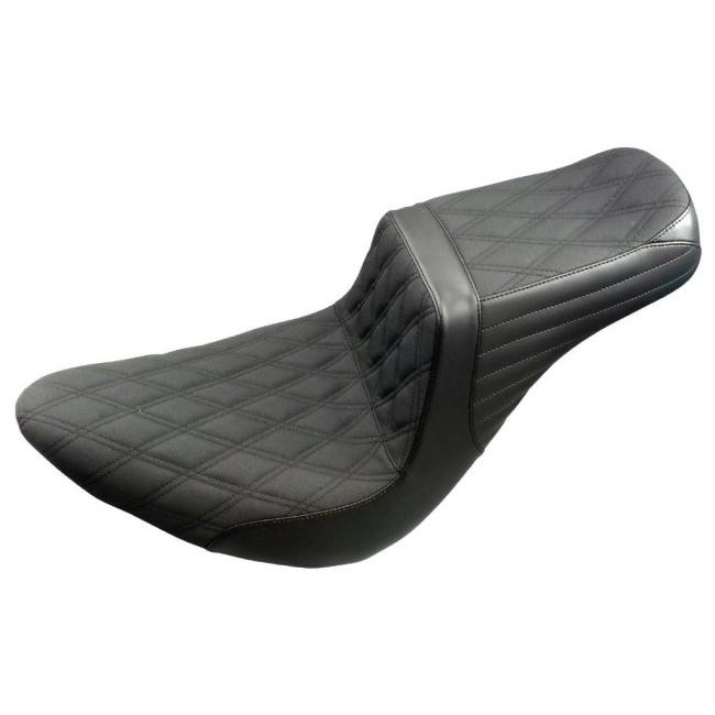 LePera ラペラ テールウィップシート タイプ：ダブルダイアモンド(グリップ素材)(LYR-580DDGP) HARLEY-DAVIDSON ハーレーダビッドソン シート シート関連 外装_1