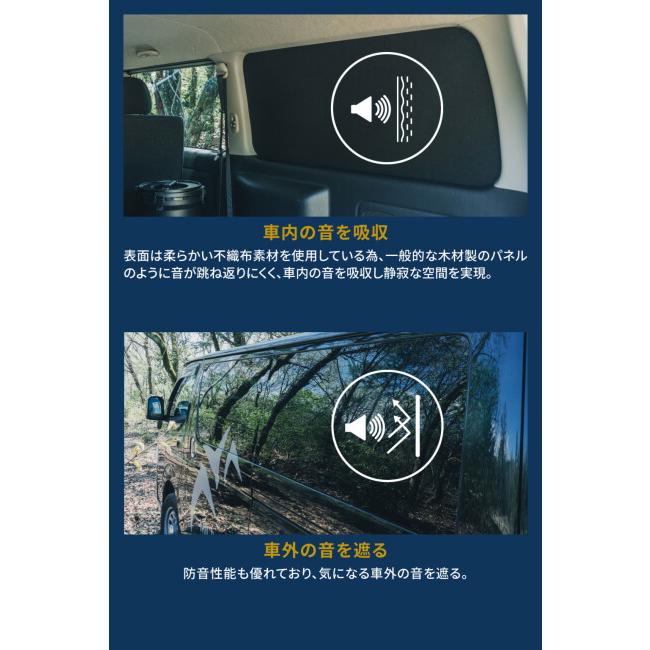 MIGRATRAIL ミグラトレイル ブラックシェード ハイエース SUPER GL用 バン GL ワイド ワゴン その他キャンプ・アウトドア用品 | ブランド登録なし | 03