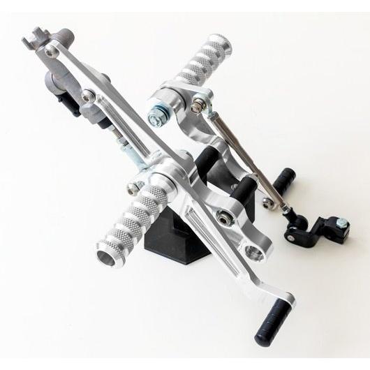 PMC ピーエムシー BILLETバックステップ TYPE-Z カラー：シルバー Z1 Z2 KZ900 Z750A4 Z750A5 Z750D1 KZ1000 KZ1000MKII Z750FX Z1-R KAWASAKI カワサキ 足回り | PMC