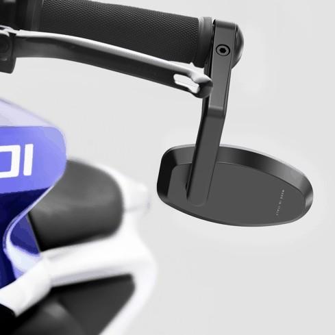 rizoma（リゾマ） バーエンドミラー REVERSE RETRO カラー：ブラック