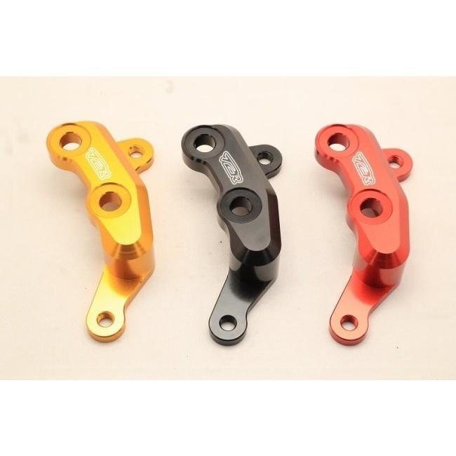 T2 Racing T2レーシング フロントキャリパーサポート 40mm カラー：ブラック NSRmini NSR50 NSR80 NSF100 HONDA ホンダ キャリパーサポート・ブラケットの画像