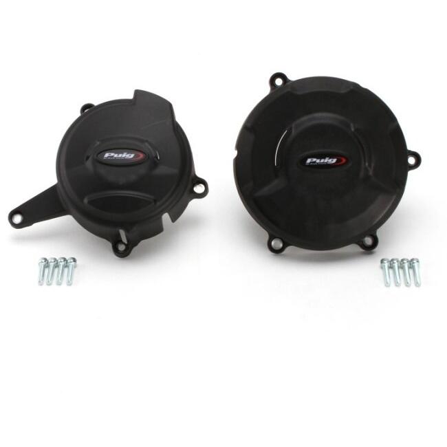 Puig プーチ エンジンケースカバー (ENGINE COVER TRACK FOR CHAMPIONSHIP) PANIGALE V4 R SP2 S DUCATI ドゥカティ エンジンカバーセット エンジンパーツ_1