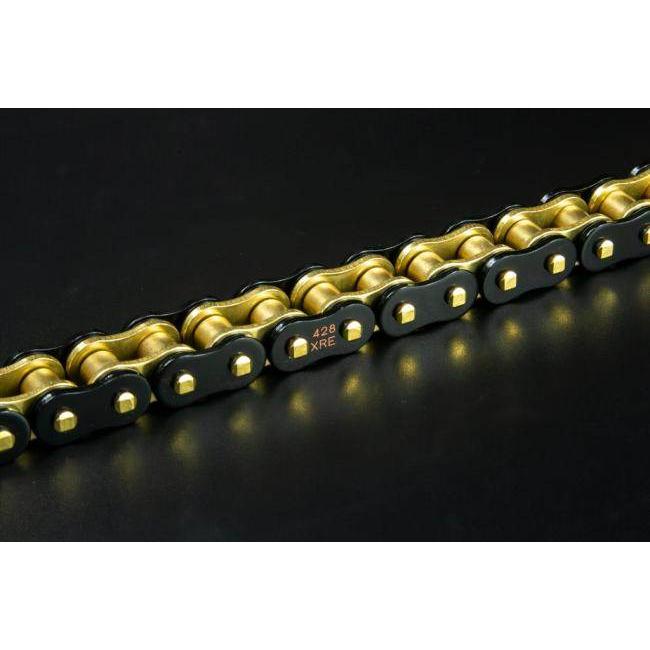 RK JAPAN RKジャパン 428XRE ED.BLACKGOLD 【カシメ(CLF)ジョイント付属】 リンク数：136L HONDA ホンダ YAMAHA ヤマハ SUZUKI スズキ KAWASAKI カワサキ | RK JAPAN | 01