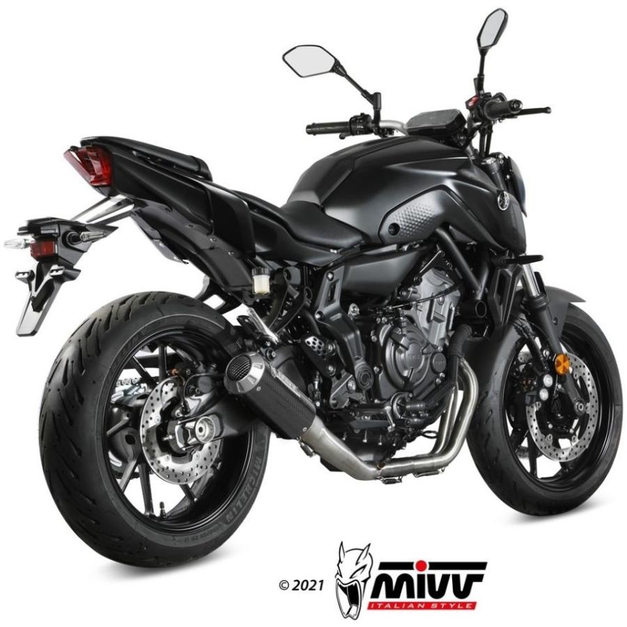 MIVV MT-07　フルエキ　マフラー MIVV ミヴ MK3 フルエキゾーストマフラー MT-07 FZ-07 YAMAHA ヤマハ