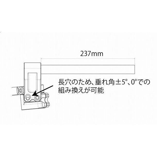 GILD design ギルドデザイン Φ50セパレートハンドルキット カラー：ブラック ハンドルキット ハンドルの画像