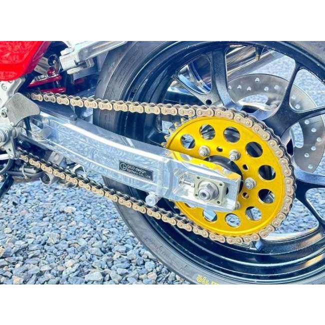 GILD design ギルドデザイン スイングアーム GPZ900Rホイール用 スタンドフック：取付ネジ径M10 / 表面処理：セラコート仕上げ GPZ900R KAWASAKI カワサキ