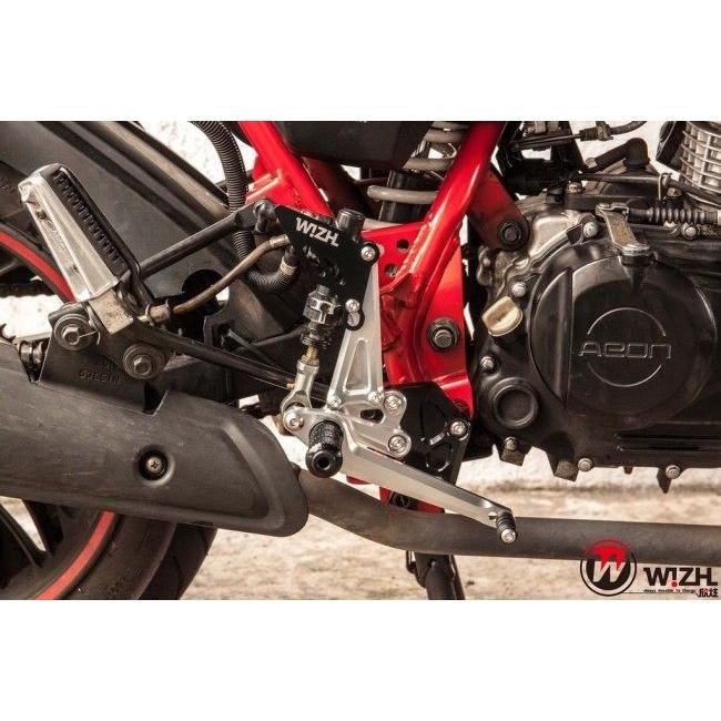 WIZH ウィズ BEV2 バックステップ MY125/150 (11-) MY125 MY150 aeonmotor Aモーター ステップ 足回りの画像