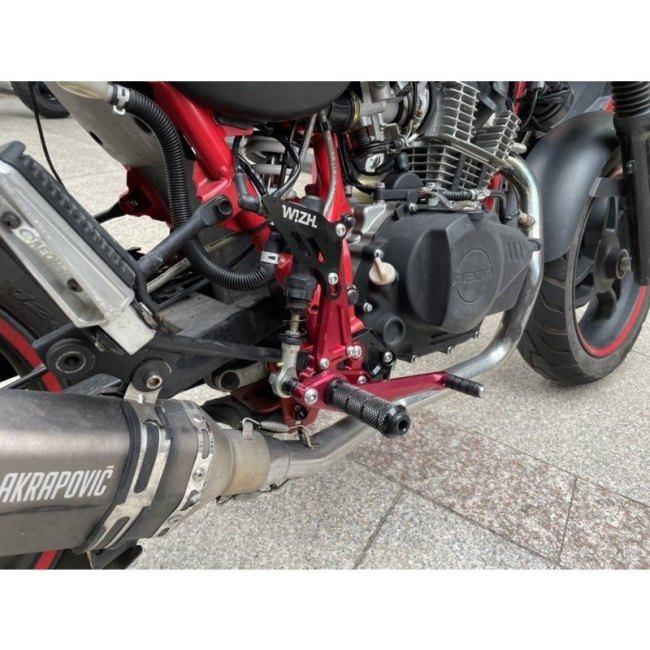 WIZH ウィズ BEV2 バックステップ MY125/150 (11-) MY125 MY150 aeonmotor Aモーター ステップ 足回りの画像