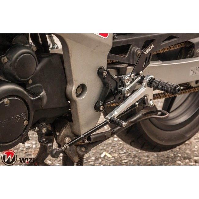 WIZH ウィズ BEV2 バックステップ Quannon150 (08-) KYMCO キムコ ステップ 足回りの画像