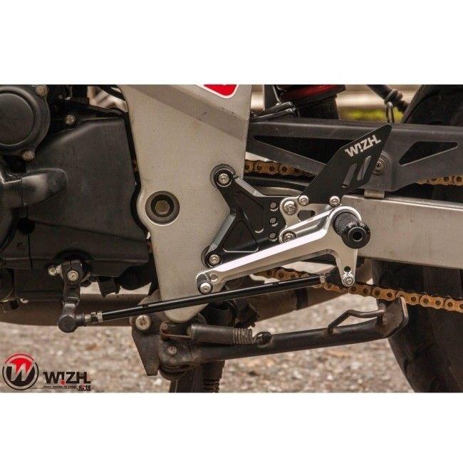 WIZH ウィズ BEV2 バックステップ Quannon150 (08-) KYMCO キムコ ステップ 足回りの画像