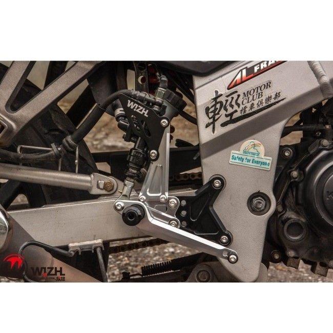 WIZH ウィズ BEV2 バックステップ Quannon150 (08-) KYMCO キムコ ステップ 足回りの画像