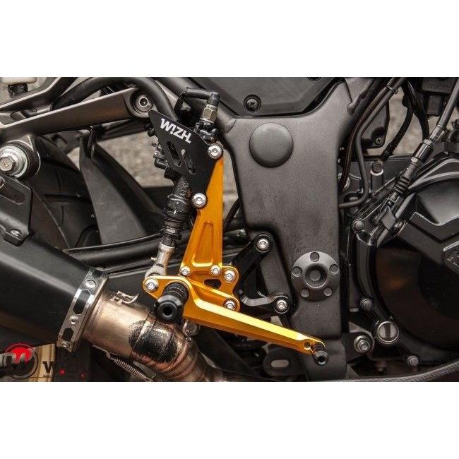 WIZH ウィズ BEV2 バックステップ NINJA300/250/Z300/Z250 NINJA250 NINJA300 Z250 Z300 KAWASAKI カワサキ ステップ 足回りの画像