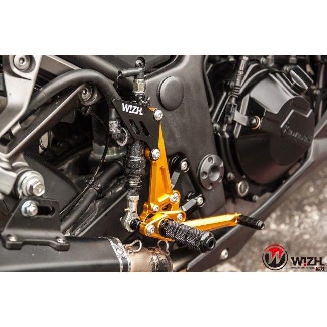 WIZH ウィズ BEV2 バックステップ NINJA300/250/Z300/Z250 NINJA250 NINJA300 Z250 Z300 KAWASAKI カワサキ ステップ 足回りの画像