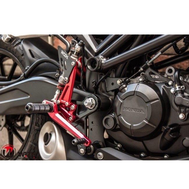 ウィズ（Karrimor） - WIZH ウィズ BEV2 うしろ側足つき CB125R/150R (17-) CB125R CB150R HONDA ホンダ 足つき 足回転運動