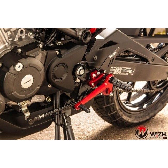 ウィズ（Karrimor） - WIZH ウィズ BEV2 うしろ側足つき CB125R/150R (17-) CB125R CB150R HONDA ホンダ 足つき 足回転運動
