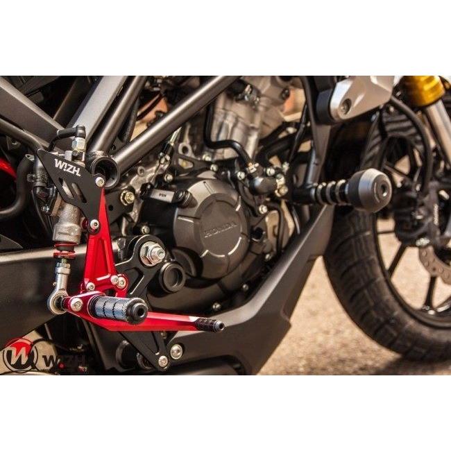 ウィズ（Karrimor） - WIZH ウィズ BEV2 うしろ側足つき CB125R/150R (17-) CB125R CB150R HONDA ホンダ 足つき 足回転運動